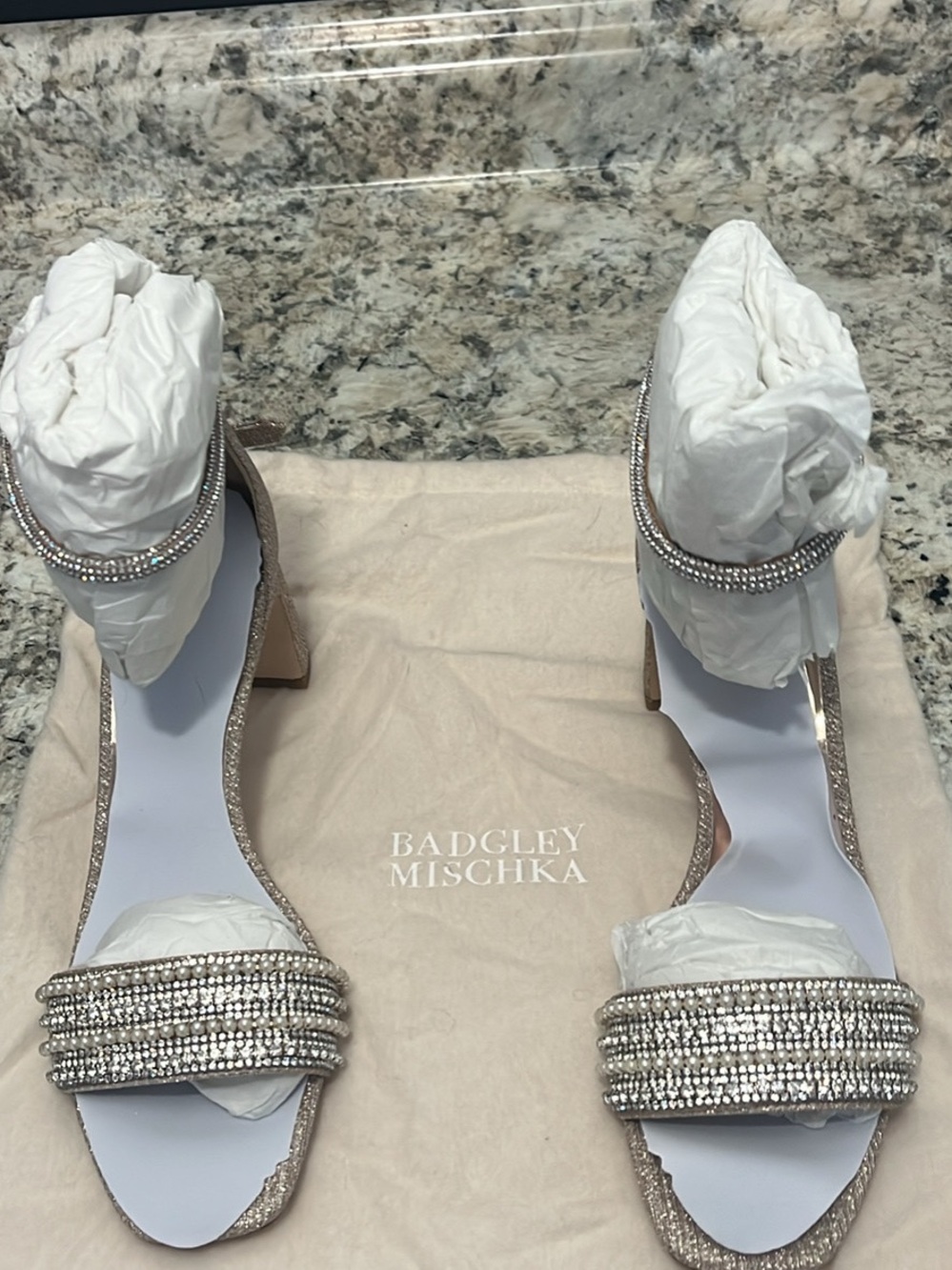 Badgley Mischa New in box with dust bag Size 7. Beautiful